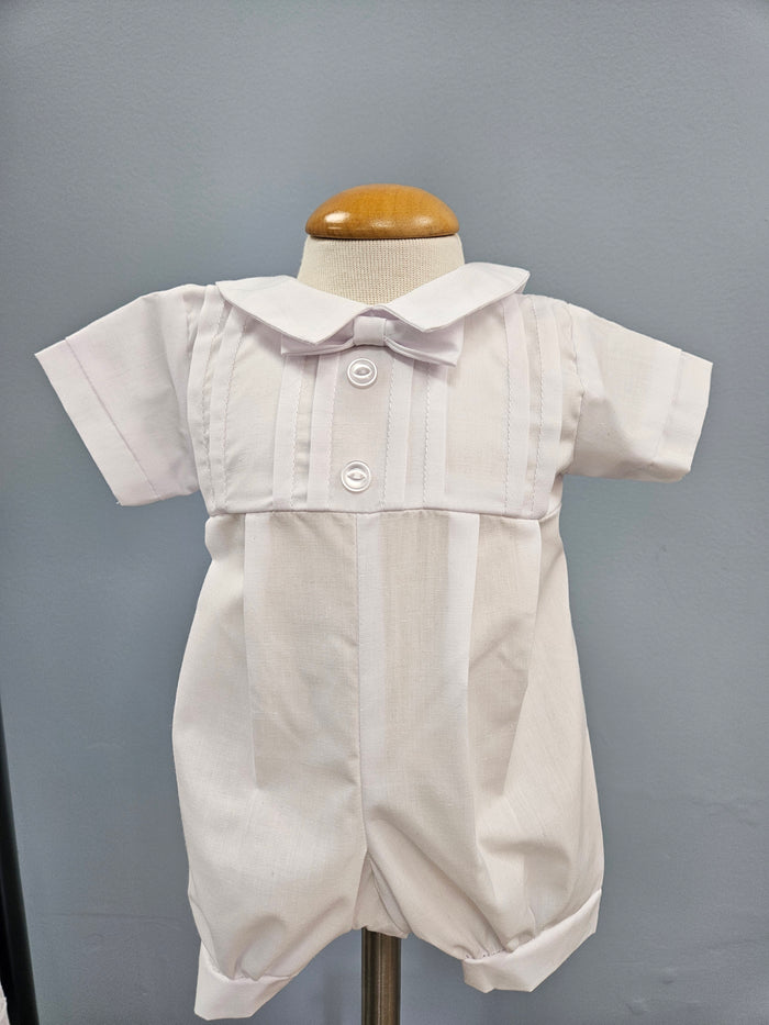 Baby boy onesie with bow tie.