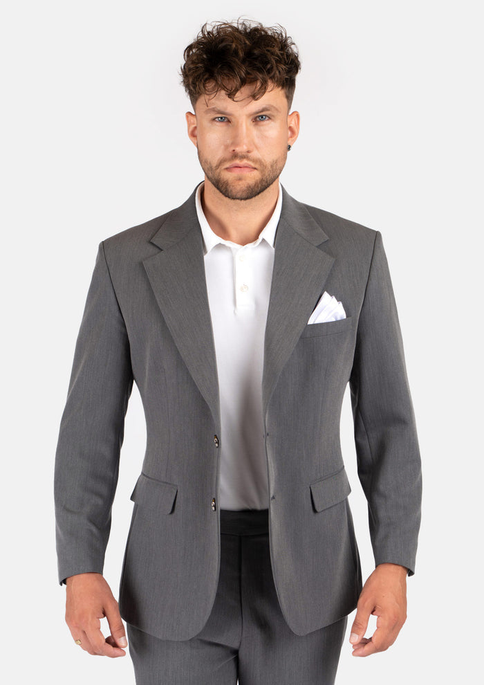 Light Grey Stretch Suit