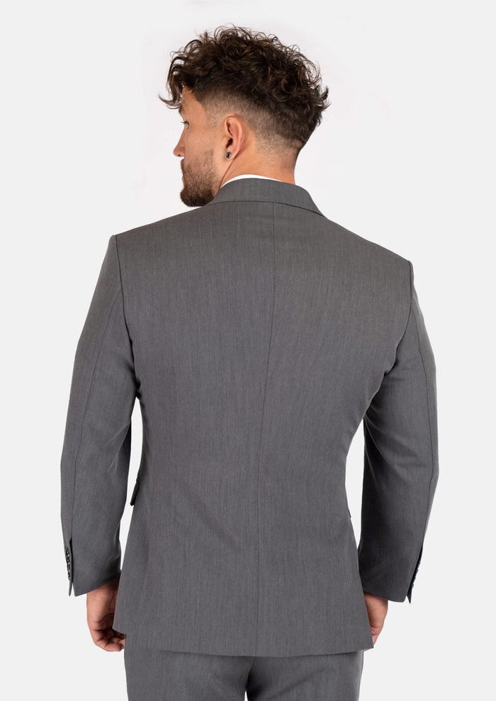 Ellis Light Grey Stretch Suit - SARTORO