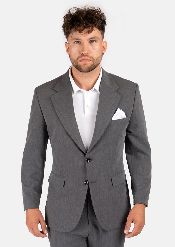 Ellis Light Grey Stretch Suit - SARTORO