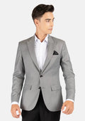 Bryant Light Grey Twill Jacket - SARTORO