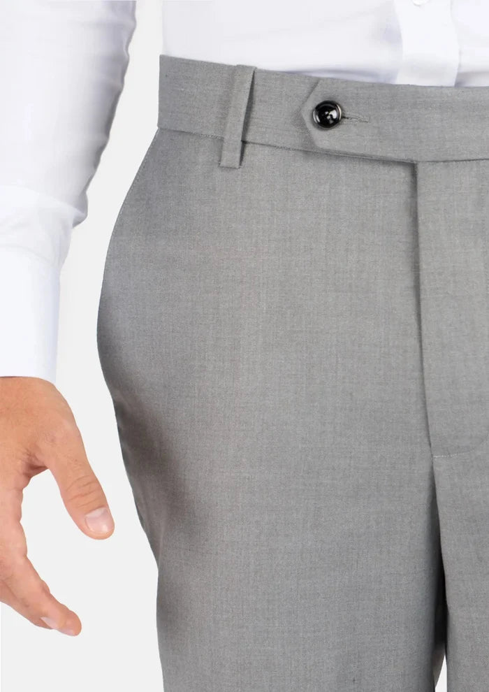 Light Grey Twill Pants - SARTORO