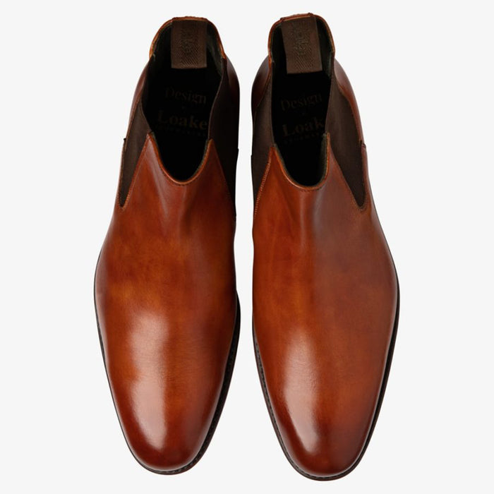 Loake - Wareing Calf Chelsea Boots in Tan - Nigel Clare
