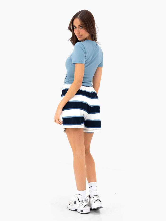 Lucia Baby Tee - Mid Blue