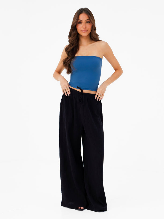Lucia Bandeau Top - Dark Blue