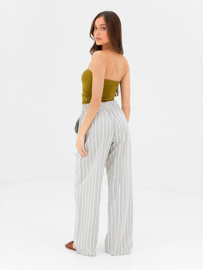 Lucia Bandeau Top - Deep Olive