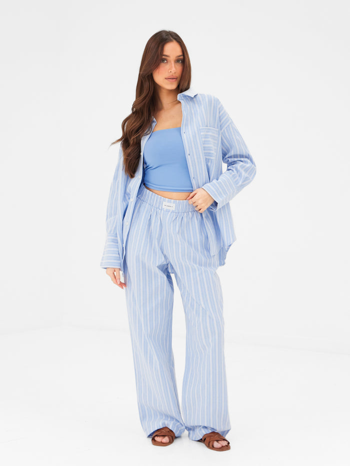 Lucia Bandeau Top - Light Blue