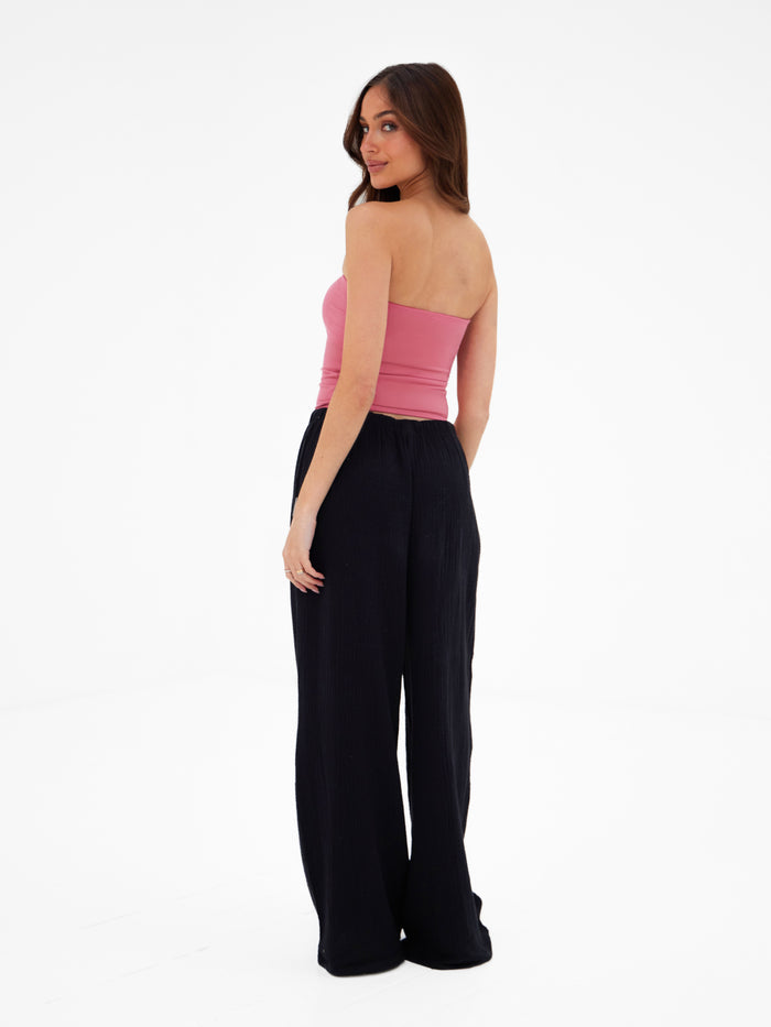 Lucia Bandeau Top - Raspberry