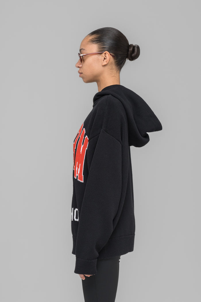 "LUCKY STRIKE" HOODED KNIT - 032c