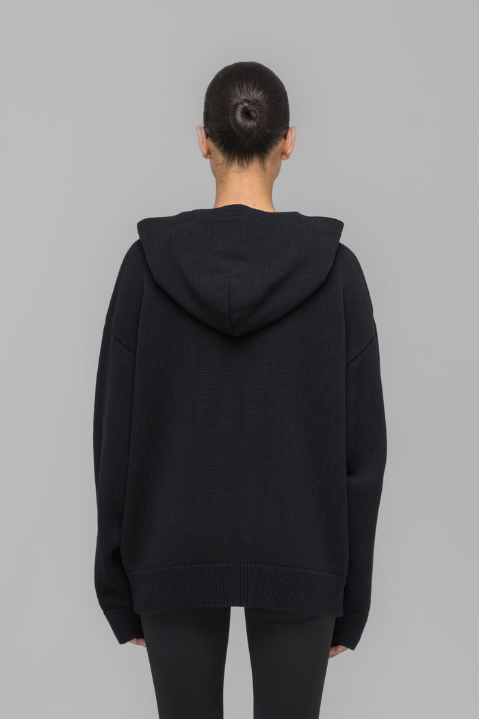 "LUCKY STRIKE" HOODED KNIT - 032c