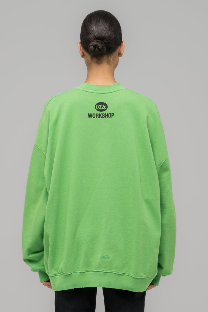 "LUCKY STRIKE" OVERSIZED CREWNECK - 032c