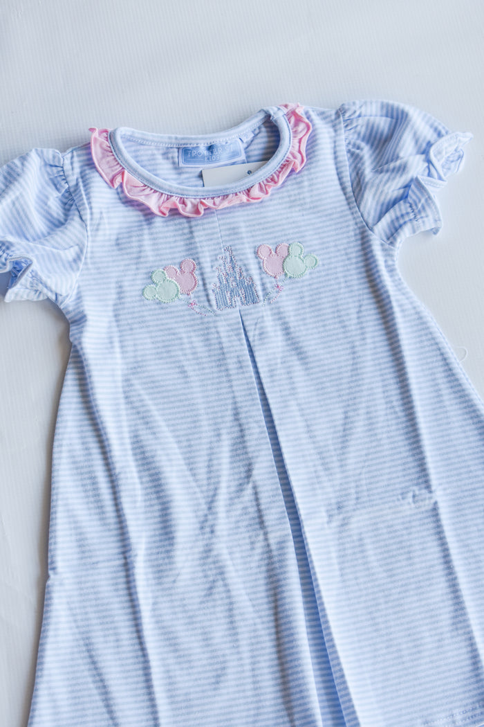 Magically Ever After Ruffle Trim Knit Dress