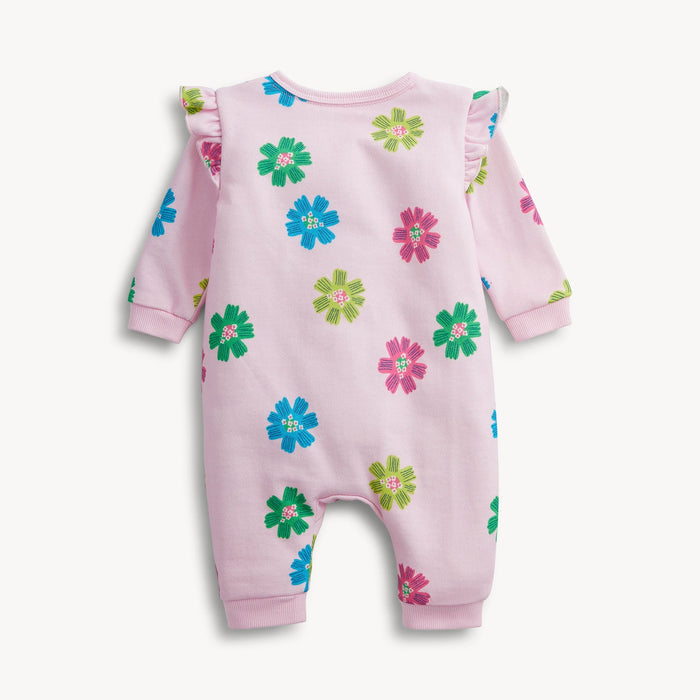 Magnetic Me French Terry Romper - Pink Floral