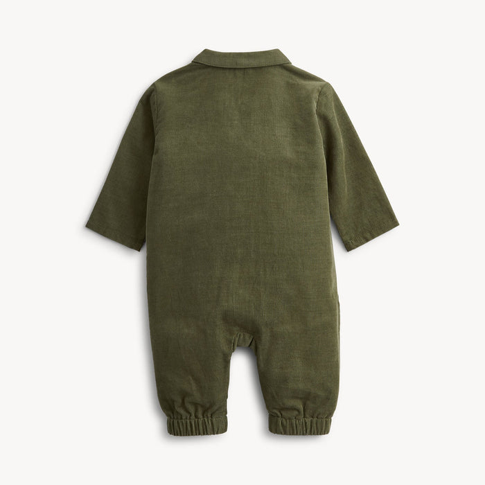 Magnetic Me Romper - Green Corduroy