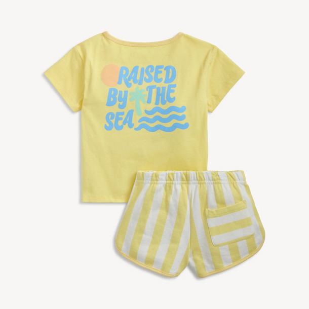 Magnetic Me Short Sleeve Tee + Shorts Set - By The Sea (Final Sale)