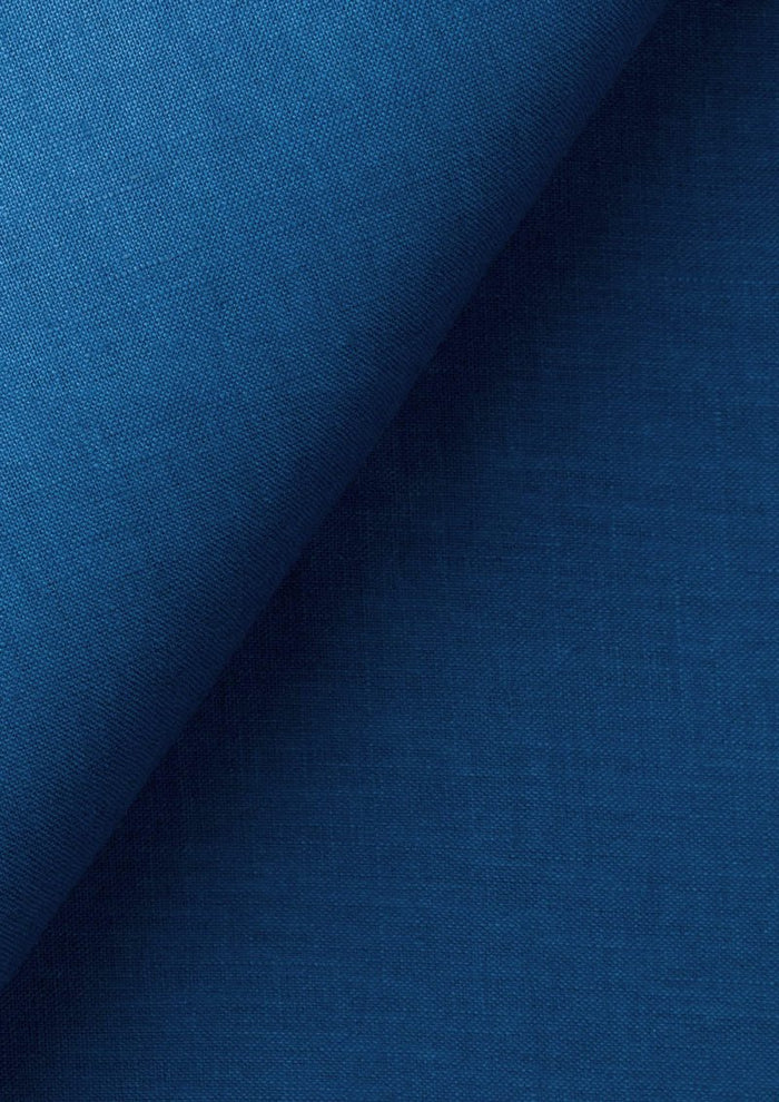 Marine Blue Linen Pants - SARTORO