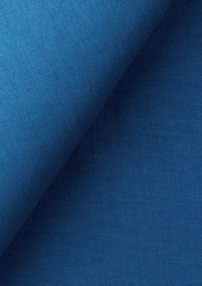 Marine Blue Linen Vest - SARTORO