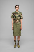 "MASKED CHOICE" CARGO SKIRT - 032c