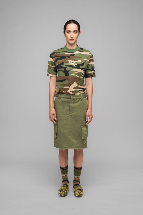 "MASKED CHOICE" CARGO SKIRT - 032c