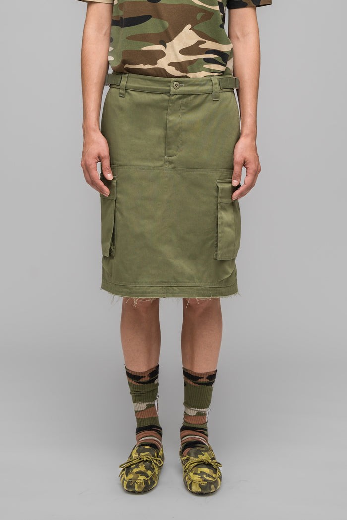 "MASKED CHOICE" CARGO SKIRT - 032c