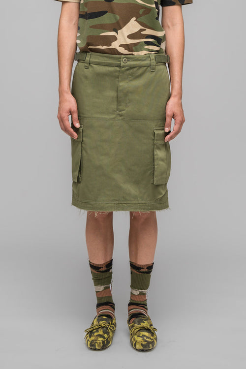 "MASKED CHOICE" CARGO SKIRT - 032c