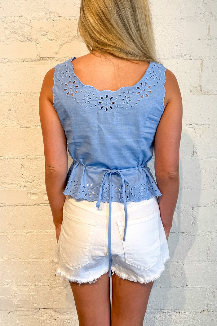 Mavi Rosie White Ripped Shorts, White Denim Shorts, Shorts, Bottoms, Spring and Summer Styles