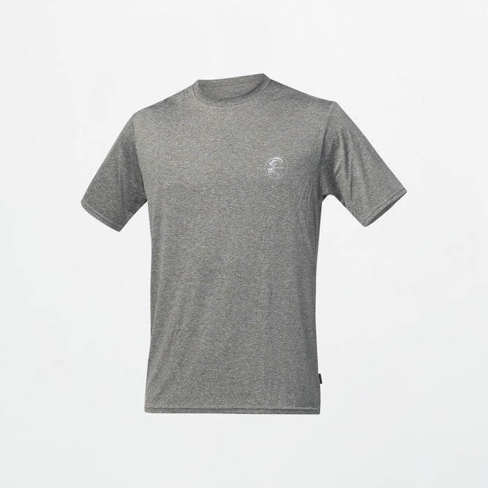 Men's 24-7 Hybrid Surf Tee Short Sleeve Rashie - Charcoal