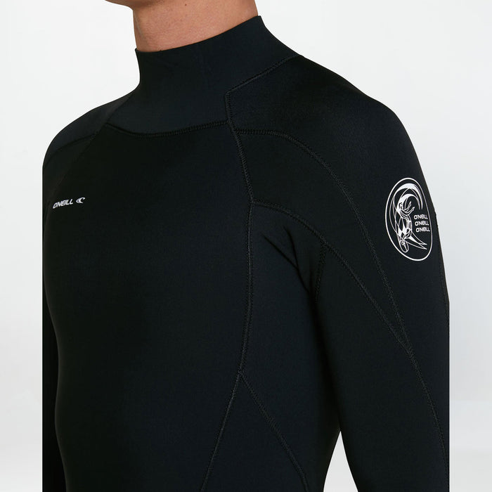 Men's Defender 4/3mm Steamer Back Zip - Black