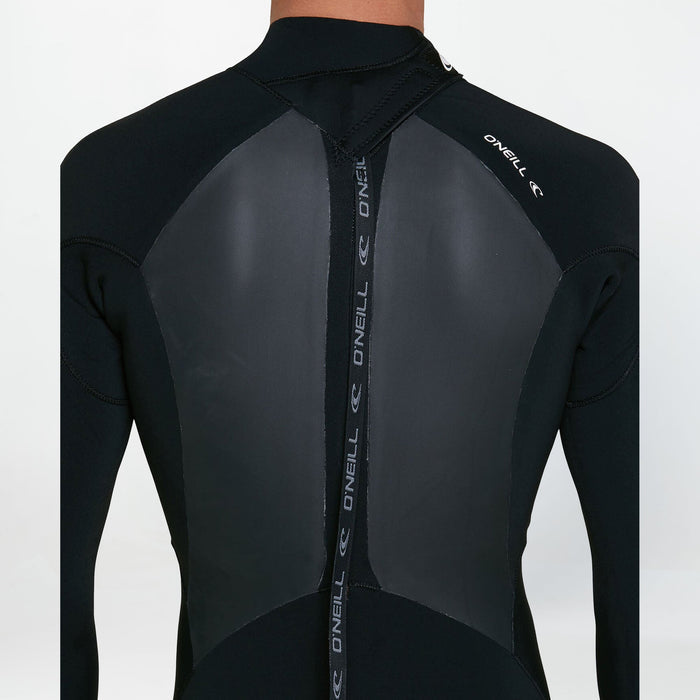 Men's Defender 4/3mm Steamer Back Zip - Black