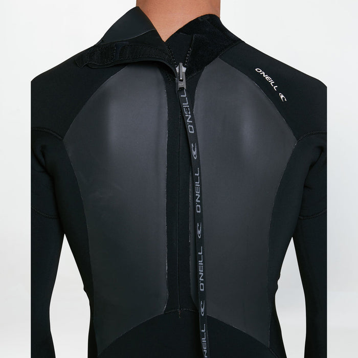 Men's Defender 4/3mm Steamer Back Zip - Black