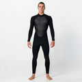 Men's Factor 3/2mm Steamer Back Zip - Black