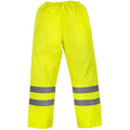 Men's Hi Vis Waterproof and Windproof Overtrousers