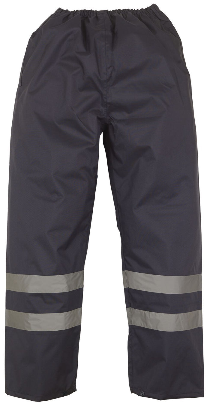 Men's Hi Vis Waterproof and Windproof Overtrousers