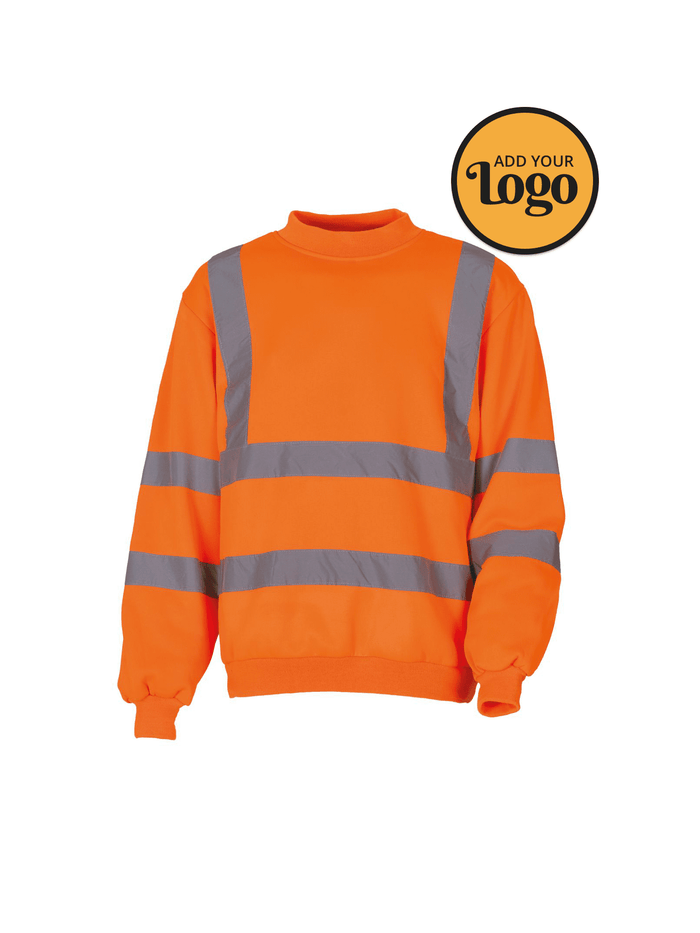Men's High Vis Work Sweatshirt