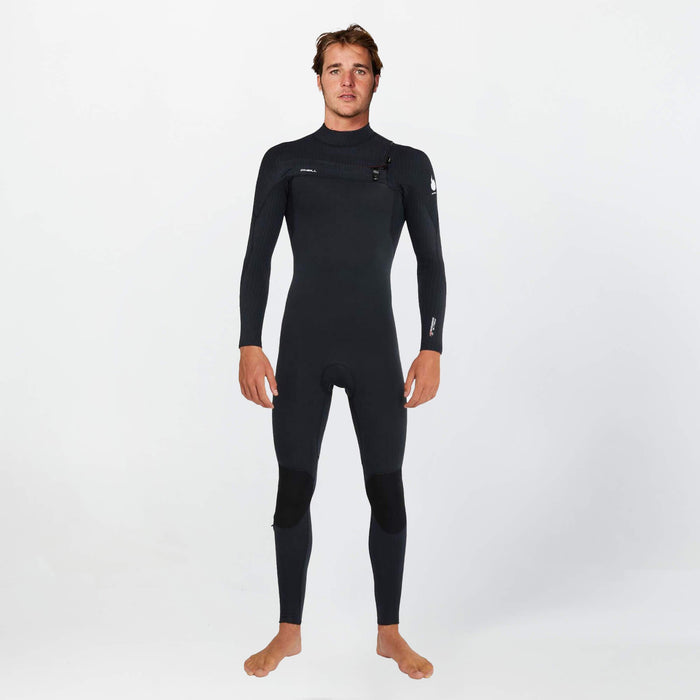 Men's HyperFire 3/2mm Steamer Chest Zip - Black