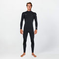 Men's HyperFire 3/2mm Steamer Chest Zip - Black