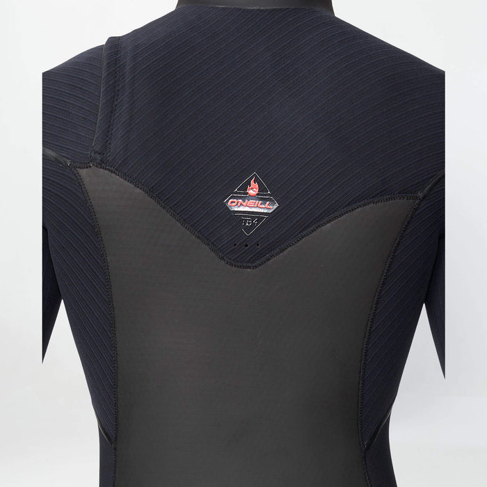 Men's HyperFire X Hooded 5/4mm Steamer Chest Zip - Black