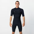 Men's HyperFreak 2mm Short Sleeve Spring Suit Chest Zip - Black