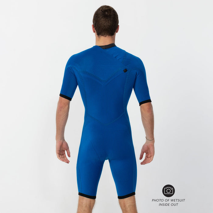 Men's HyperFreak 2mm Short Sleeve Spring Suit Chest Zip - Black