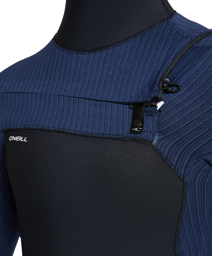 Men's HyperFreak Hooded 5/4+mm Steamer Chest Zip - Black Navy