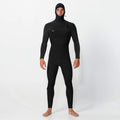 Men's HyperFreak Hooded 5/4+mm Steamer Chest Zip - Black