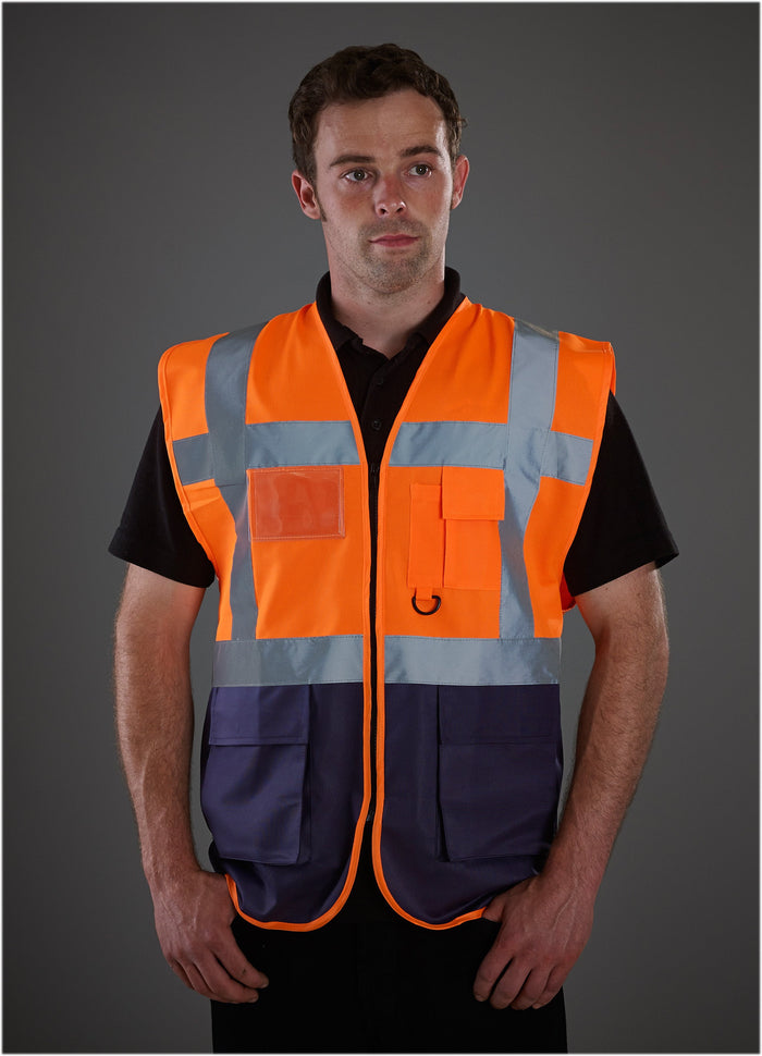 Men's Multi-Functional Executive High Vis Waistcoat