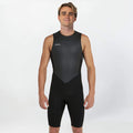 Men's Reactor 2mm Short John Spring Suit Back Zip - Black
