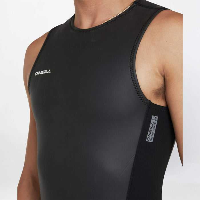 Men's Reactor 2mm Short John Spring Suit Back Zip - Black