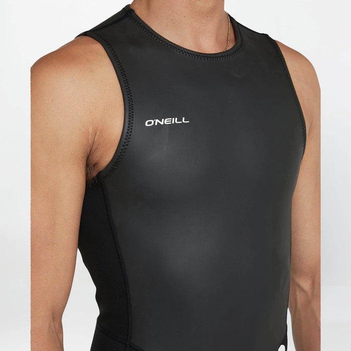 Men's Reactor 2mm Short John Spring Suit Back Zip - Black