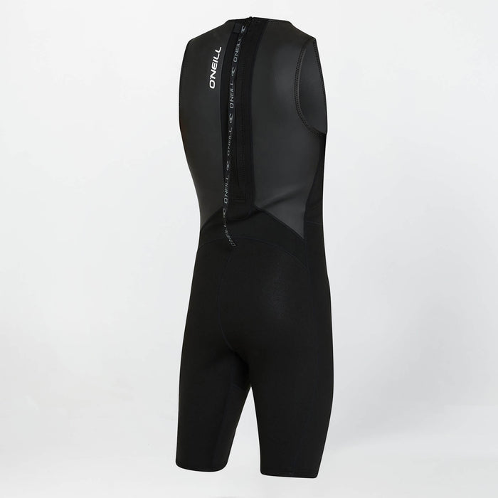 Men's Reactor 2mm Short John Spring Suit Back Zip - Black