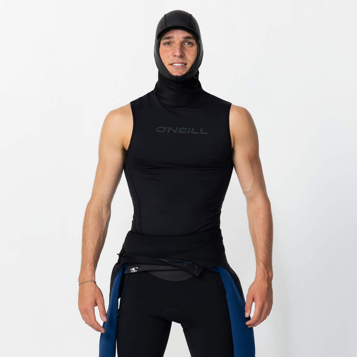Men's Thermo X Hooded Wetsuit Vest - Black