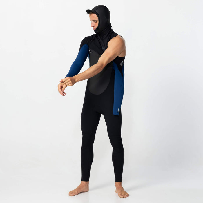 Men's Thermo X Hooded Wetsuit Vest - Black