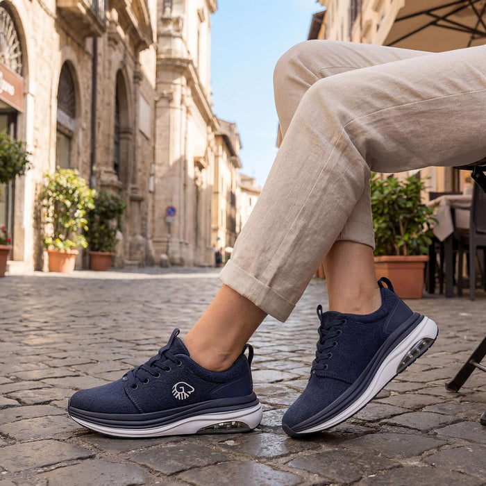 Giesswein Merino Curve Max Women - bleu océan 540