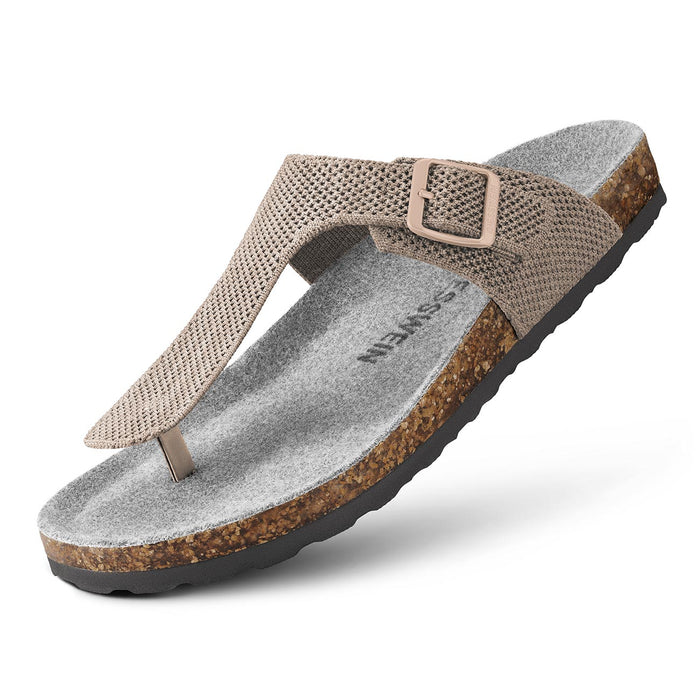 Giesswein Merino Slides Lite - sable melé 212